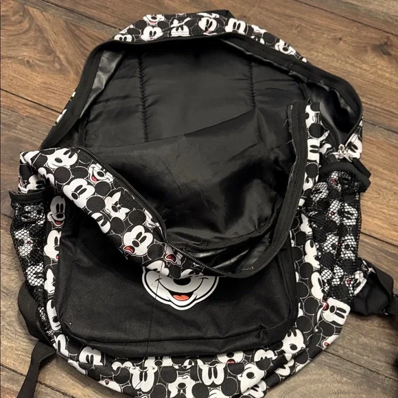 Disney Parks Black & Whote Mickey Mouse Backpack - Picture 4 of 6